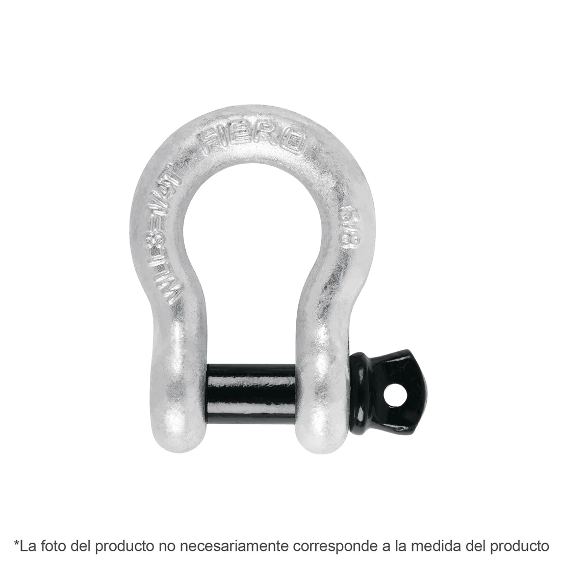 Grillete de acero forjado 3/8', FIERO