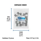 Niple de acero galvanizado 3/4' x 2', FOSET 4