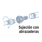 Adaptador inserción rosca interior de 1/2' x 1/2', FOSET 4