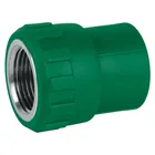 Adaptador PPR 1/2' hembra con inserto metálico, FOSET 1
