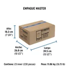 Adaptador PPR 1/2' hembra con inserto metálico, FOSET 4