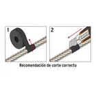 Piola de nylon paracord de 4mm, rollo, camo, 1kg, FIERO 4