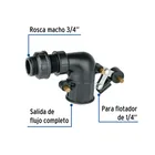 Válvula plástica de llenado para flotador, 3/4', FOSET 2
