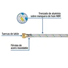 Manguera para gas, aluminio, 3/8' flare, 300 cm, FOSET 2