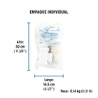 Céspol de bote de polietileno con contra, para lavabo, FOSET 5