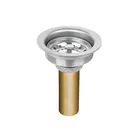 Contracanasta 3-1/2' inox, tubo latón, FOSET 1