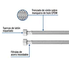 Manguera lavabo/fregadero, vinilo gris, 1/2' x 1/2', 40 cm 2