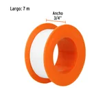 Cinta sella roscas 3/4' x 7m, uso general, TRUPER 2