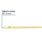 Tubo de 1/2' CPVC hidráulico RD 13.5, 3m, 0.3kg, FOSET 2
