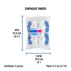 Válvula de esfera de PVC 1/2'para cementar, FOSET 4