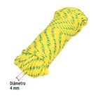Piola de polipropileno trenzada de 4mm x 30m en madeja 2