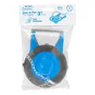 Sapo 3' para WC, PVC azul, cadena plástica, FOSET BASIC 5