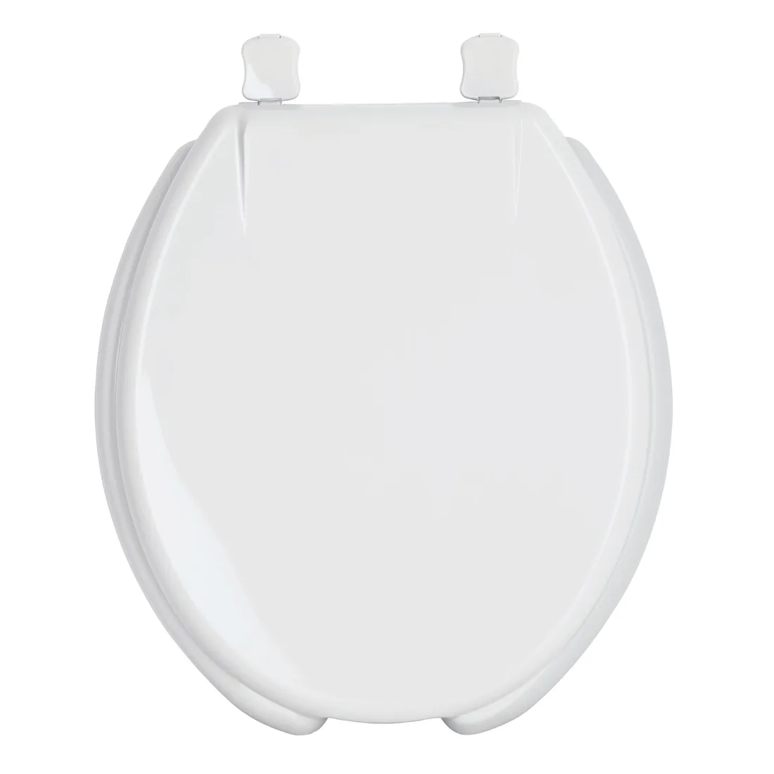 Asiento redondo para WC, abierto, blanco, AQUA