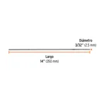 Bolsa con 1 kg de electrodos 7018 de 3/32', TRUPER 2