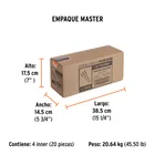 Bolsa con 1 kg de electrodos 6011 de 1/8', TRUPER 5