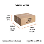 Lata de gas de 220g con válvula de 1/4 de vuelta, TRUPER 4