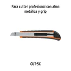 Estuche con 10 cuchillas SK2 de 9 mm para cutter, EXPERT 4
