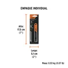 Estuche con 10 cuchillas SK2 de 9 mm para cutter, EXPERT 9