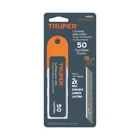 Estuche con 50 cuchillas SK4 de 18 mm para cutter, TRUPER 2