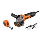 Combo esmeriladora 4-1/2', 850W,lentes y flexómetro,ERGO-PRO 1