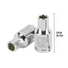 Dado de 3/16', 12 puntas, cuadro 1/4', TRUPER 3
