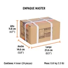 Dado de 7/32', 12 puntas, cuadro 1/4', TRUPER 7