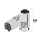 Dado de 11/32', 12 puntas, cuadro 1/4', TRUPER 3