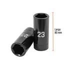 Dado largo impacto de 23 mm, 6 puntas, cuadro 1/2', TRUPER 3