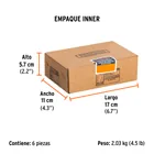 Dado largo impacto de 23 mm, 6 puntas, cuadro 1/2', TRUPER 6