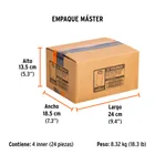 Dado largo impacto de 23 mm, 6 puntas, cuadro 1/2', TRUPER 7