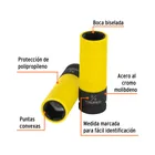 Dado largo impacto prot. plást. 3/4', 6 puntas, cuadro 1/2' 2