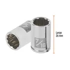 Dado de 7/16', 12 puntas, cuadro 1/4', TRUPER 3