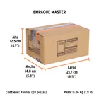 Dado de 7/16', 12 puntas, cuadro 1/4', TRUPER 7