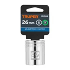Dado de 26 mm, 6 puntas, cuadro 1/2', TRUPER 4