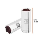 Dado largo de 24 mm, 6 puntas, cuadro 1/2', TRUPER 3