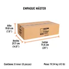 Juego con 4 barras de palanca, TRUPER 8