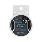 Carrete con 2.5 m de cable primario negro calibre 10, TRUPER 1