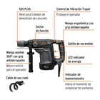 Rotomartillo SDS Plus 6 Joules, 1100W, TRUPER EXPERT 2