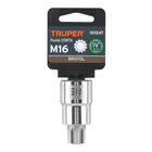 Dado punta corta bristol M16, cuadro 1/2', TRUPER 4