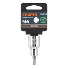 Dado punta corta bristol M6, cuadro 1/2', TRUPER 4