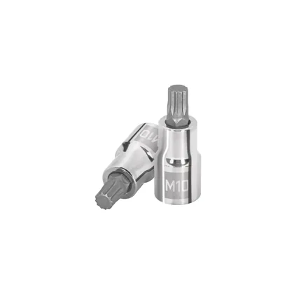 Dado punta corta bristol M10, cuadro 1/2', TRUPER