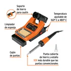 Cautín 48 W profesional para electrónica con estación 2