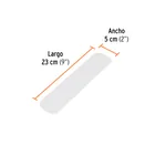 Tarjeta 6 tiras 23cm antiderrapantes trans. 50mm área húmeda 2