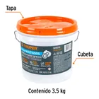 Grasa lubricante multiusos, base litio, 3.5 kg, TRUPER 2