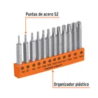 Juego de 12 puntas torx combinadas c/seguro largo 2', EXPERT 3