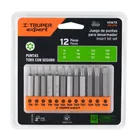 Juego de 12 puntas torx combinadas c/seguro largo 2', EXPERT 4