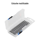 Estuche con 5 puntas de cruz PH0 largo 4', TRUPER EXPERT 4