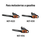 Carburador p/motosierras a gasolinaMOT-4520/4518/4516 TRUPER 2