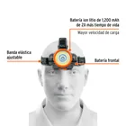Linterna de minero LED 210 lm, recargable, TRUPER 2