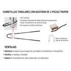 Carretilla 4.5 ft3 Imponchable, bastidor tubular, TRUPER 5